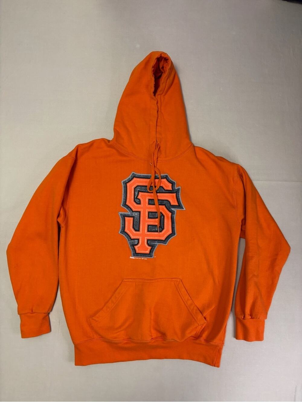 Stitches San Francisco Giants Orange Sweatshirt with Embroidered Logo Medium